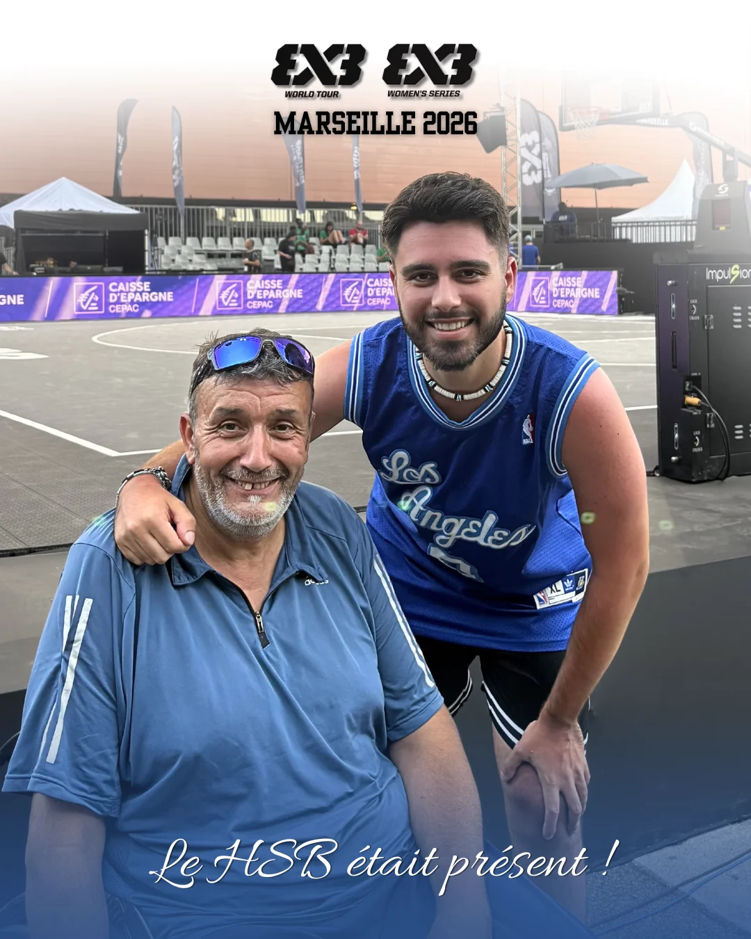 Le HSB Marseille présent au FIBA 3x3 World Tour & Women's Series Marseille 2026 🏀