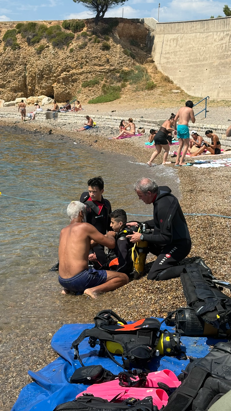 Une après-midi inoubliable sous la mer pour nos jeunes 🌊🐟🤿